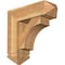 Ekena Millwork Westlake Arts and Crafts Rough Sawn Bracket w/ Offset Brace, Western Red Cedar, 8"W x 24"D x 24"H BKT0806X24X24WTL03RWR - alternate 1